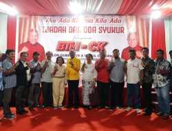 Masyarakat dan Relawan BTM-CK Melakukan Doa dan Ibadah Syukur Menjelang PSU Papua