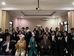 Uninus Gelar Sidang Skripsi Fakultas Hukum Dilanjutkan Yudisium