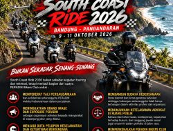 South Coast Ride 2026, Touring Perdana PERADIN Bikers Club Pererat Persaudaraan Anggota